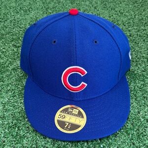New Era Chicago CUBS 59FIFTY Fitted Hat size 7 1/4 Low Profile